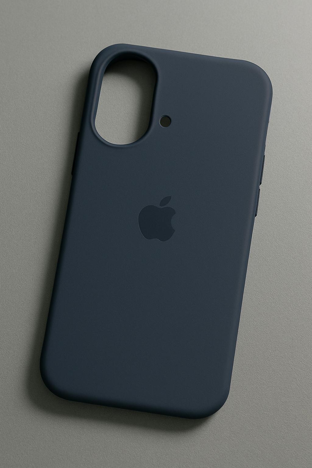 iPhone 16 Navy Silicon Case